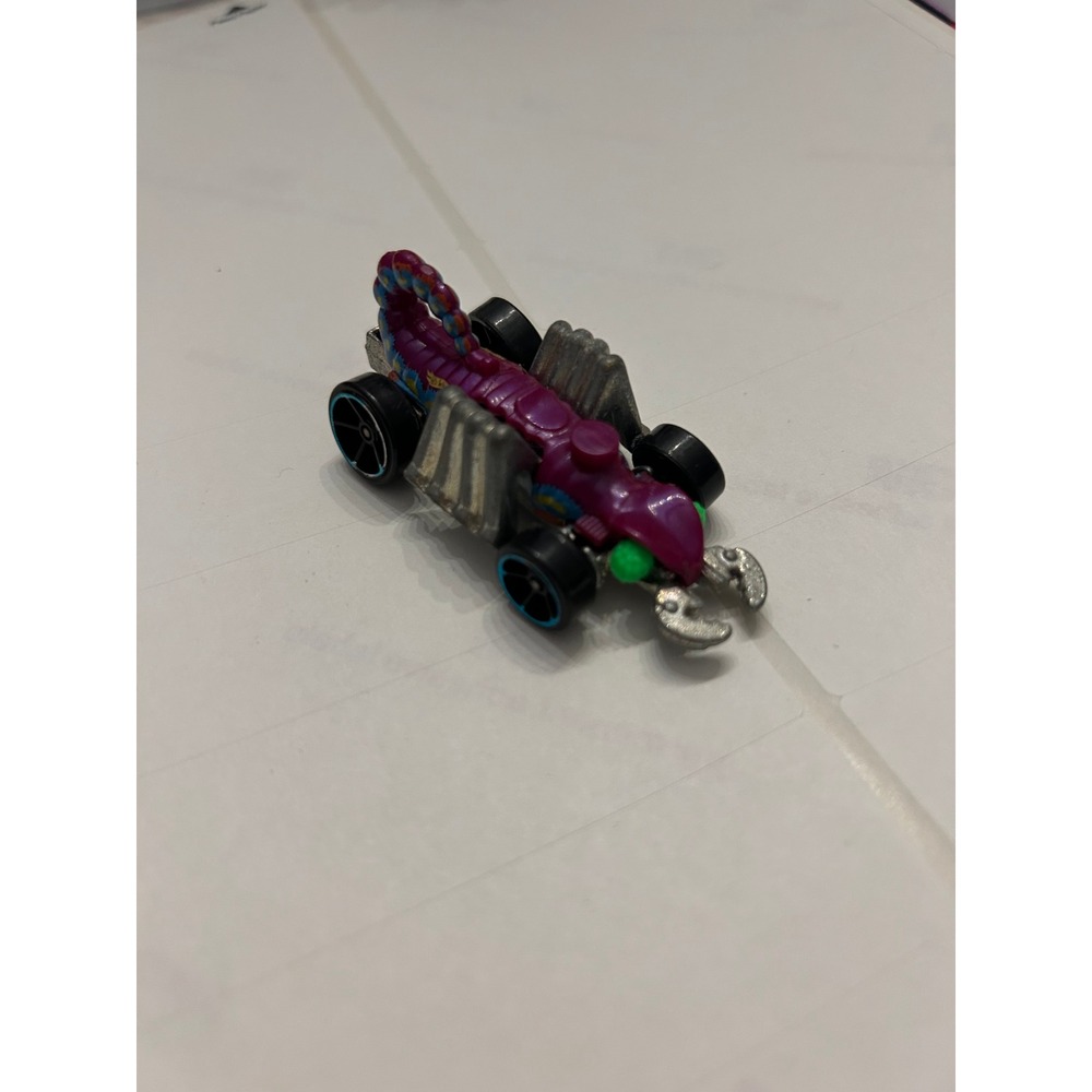 Hot Wheels Scorpedo Purple Scorpion Fantasy Diecast Car Made in Malaysia